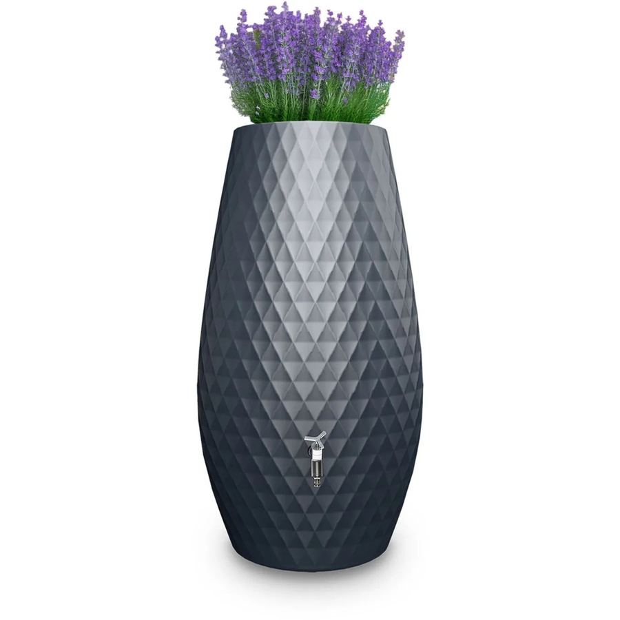 Garantia Regenspeicher Triagon 2in1 Bepflanzbare Regentonne, Farbe: Graphite Grey, Fassungsvermögen: 230 l - Bild 3