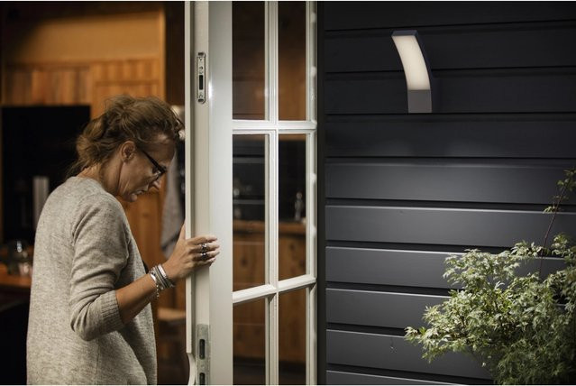 Philips Splay LED-Wandleuchte in Anthrazit mit warmweißem Licht - Bild 1