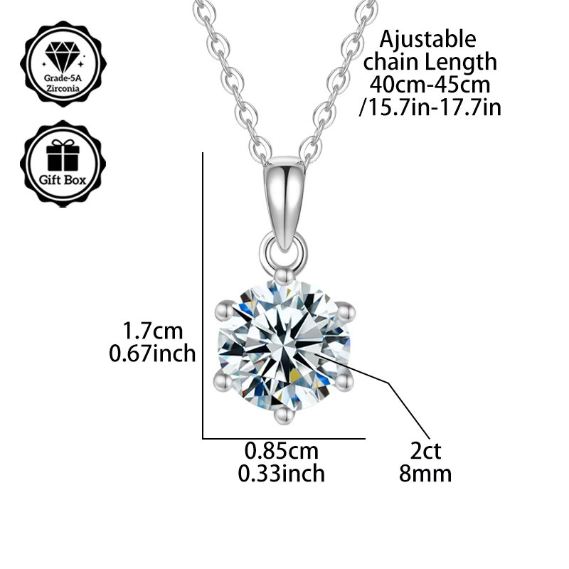 LAMVOICE Halskette, Silber, Zirkonia, Bohemian, Damen - Bild 2