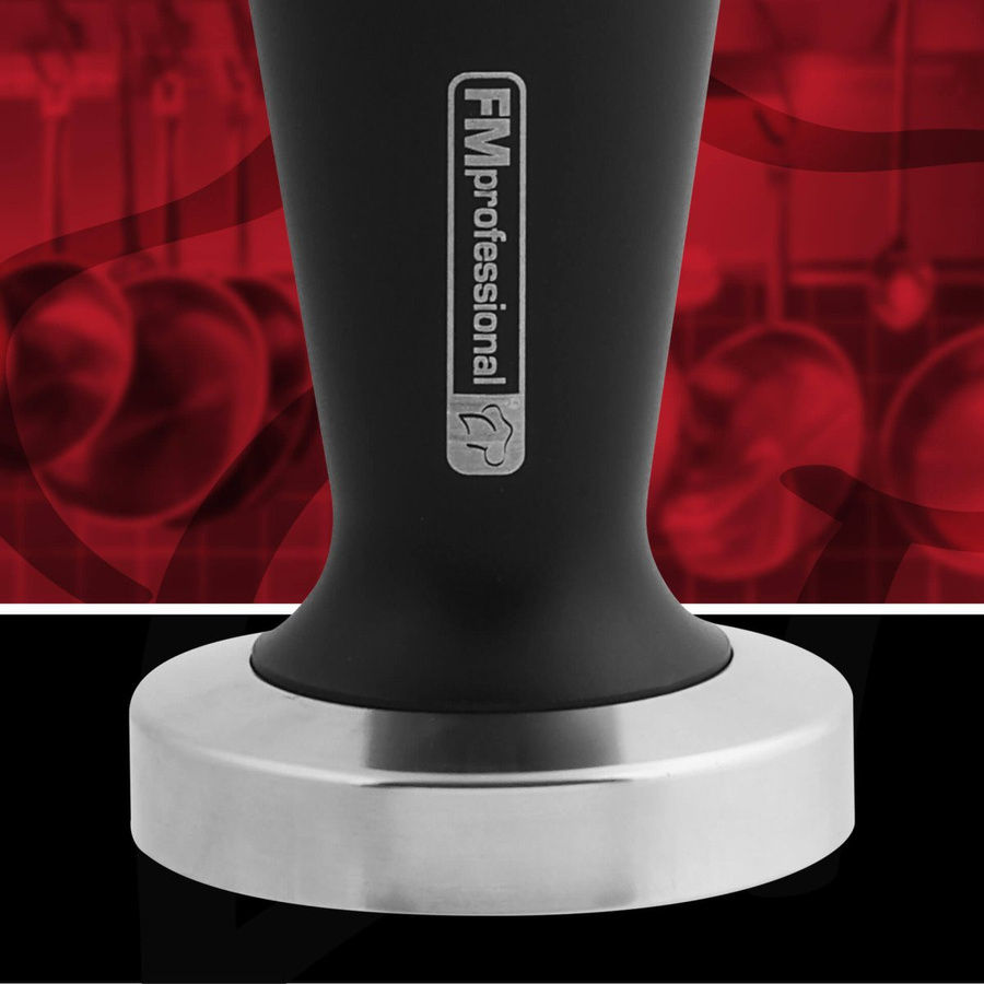 FMprofessional Profi-Tamper aus Aluminium in Schwarz mit Ø 58 mm - Bild 2