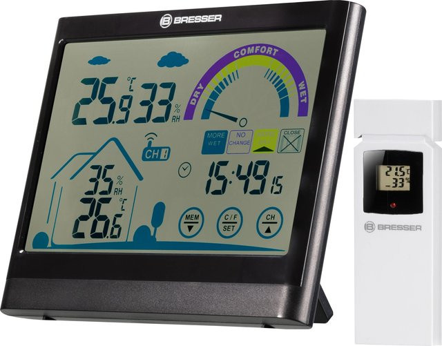 BRESSER VentAir Funk Thermo-Hygrometer mit Lüftungsempfehlung - Bild 1