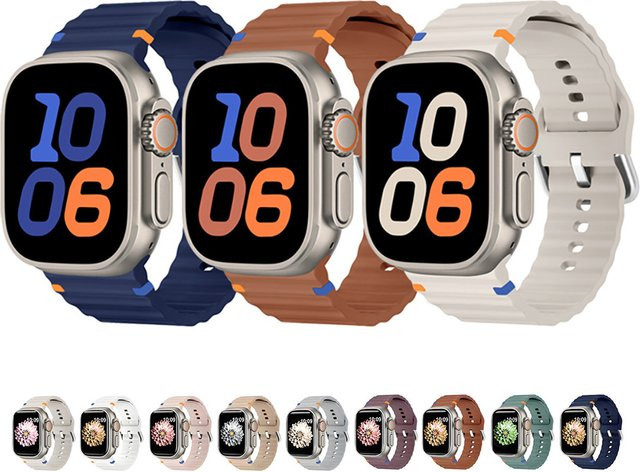 DLIBAND Uhrenarmband Silikon, Bunt, Unisex - Bild 1