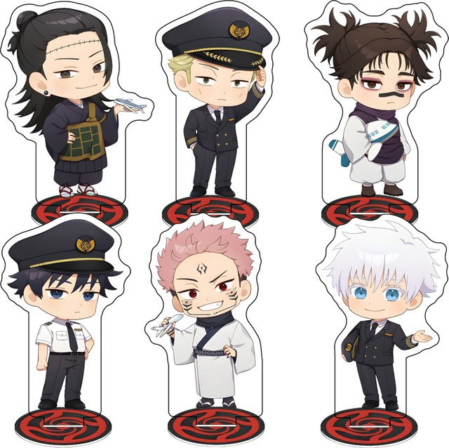 Bandai Jujutsu Kaisen Zenin Naoya Nanami Kento Mini-Ständer, Acryl-Ornamente, Figuren - Bild 1
