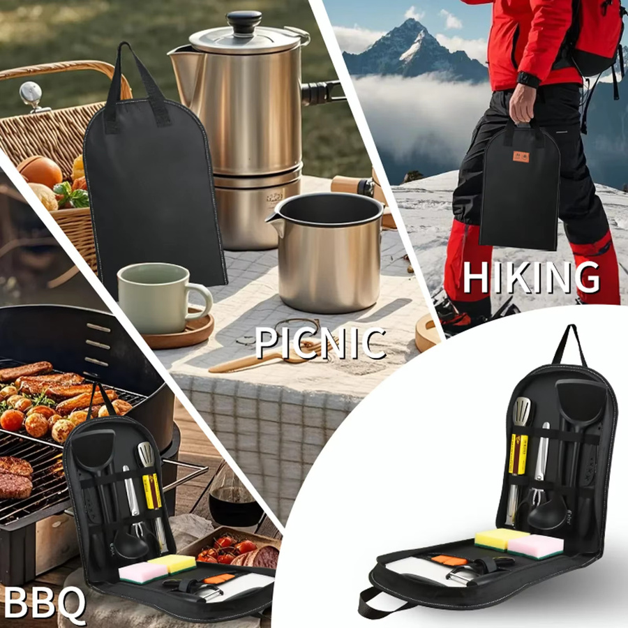 Professionelles 10-teiliges Grill-Set für Camping und Outdoor-Aktivitäten - Bild 4