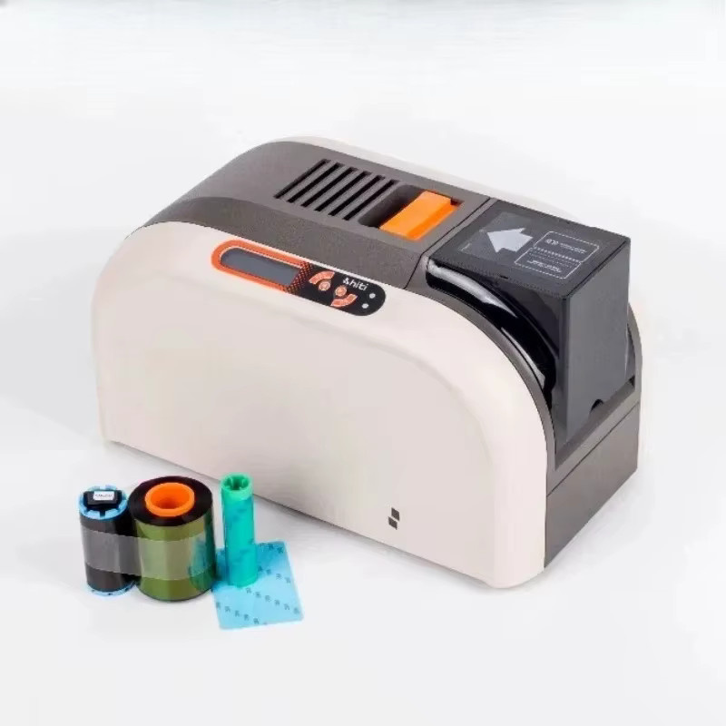 Hiti CS220E Desktop-Kartendrucker für ein- und doppelseitigen Sublimationsdruck auf PVC-Ausweiskarten in Schwarz und Weiß - Bild 3