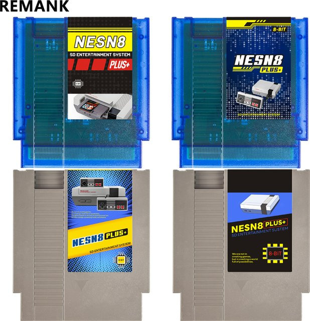 REMANK N8 Nes Patrone 3000-in-1 für Videospielkonsolen Retro 8-Bit Zubehör - Bild 1