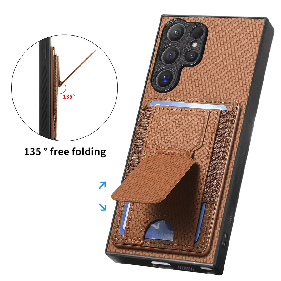 szHAIyu Brieftasche Handyhülle aus PU-Leder mit Kartenhalter für iPhone 15 14 13 12 11 Pro Max Mini XR XS 8 7 Plus in Blau und Braun - Bild 1