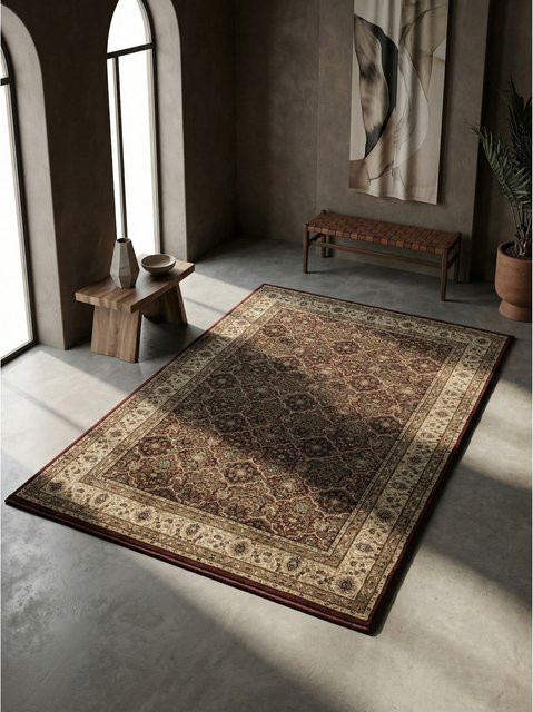 Orientalischer Kurzflorteppich Kadima Design aus Polypropylen, Rot/Mehrfarbig, B: 120 cm, T: 170 cm - Bild 1