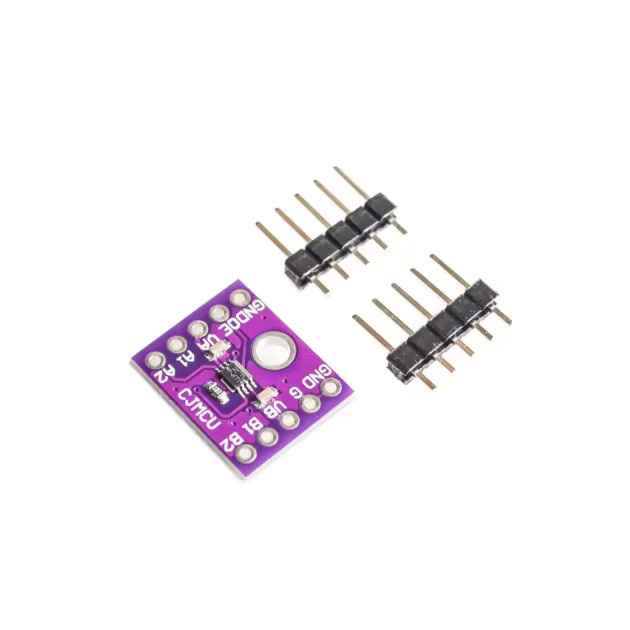HTORBGA Bidirektionaler Spannungspegelwandler I2C 2-Kanal Pegelwandler-Platinenmodul in Purple - Bild 2