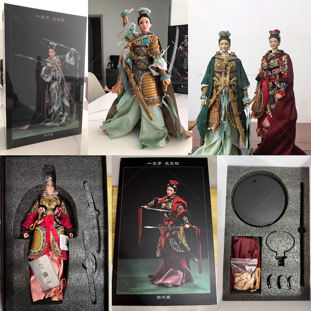 DING TOYS Yizhang Qing Hu San Niang Kampfkunst Actionfigur, 1/6 Maßstab, Komplettset - Bild 1