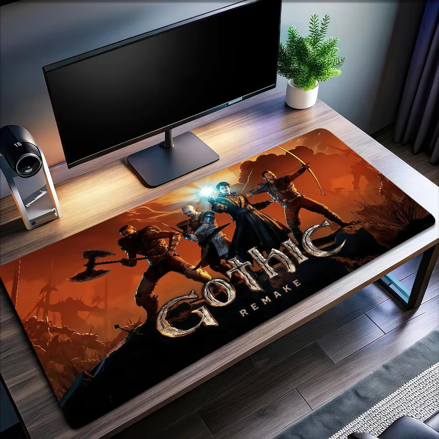 Remake G-Gothic Gaming Mauspad in Multicolour, rutschfestes und verdicktes Schreibpad mit Lockedge für Gaming und Büro - Bild 6