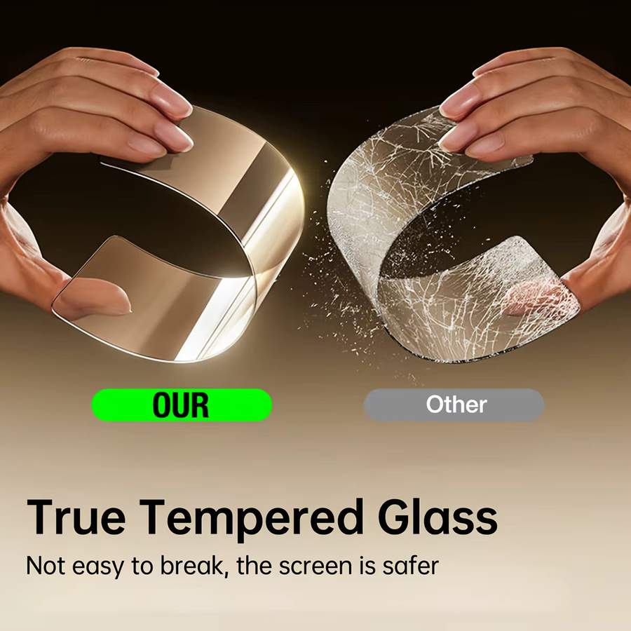 5 Stück 9D Ultra HD Panzerglas Displayschutzfolie für Apple iPhone Modelle in Transparent mit vollständiger Abdeckung und hoher Klarheit - Bild 6