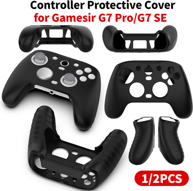 GameSir Silikon-Schutzhülle für G7 Pro und G7 SE Gaming-Controller in Schwarz - Bild 1
