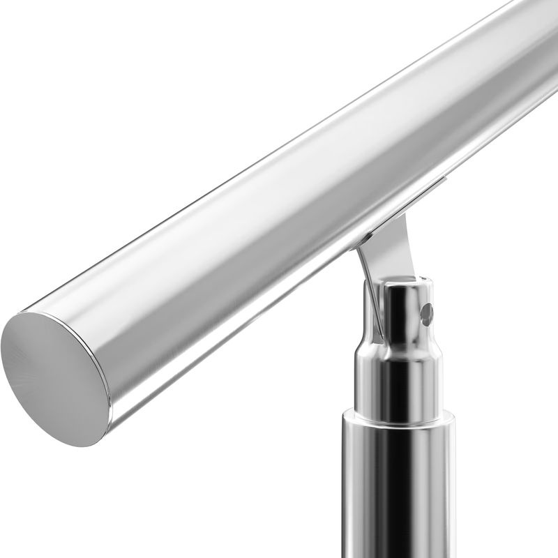 Treppengeländer aus Edelstahl von MONZANA in Silber, Höhe: 107 cm - Bild 3