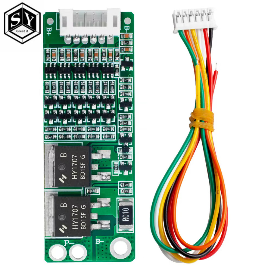 Baishundianzi BMS Schutzschaltung für 5S 18V 21V Li-Ion Lithium-Batterien 15A in Grün - Bild 2