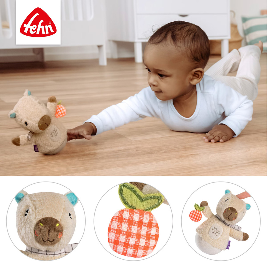 Fehn Mini-Stehauf Capybara Clara, Steh-auf-Figur, ab 0 Jahre - Bild 3