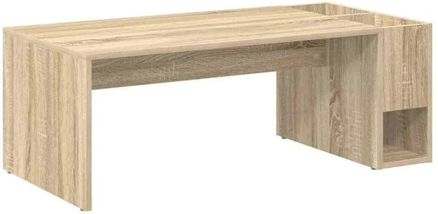 vidaXL Couchtisch modern in Sonoma Eiche, Beige, B/T/H: 101,5 x 50 x 37 cm - Bild 1