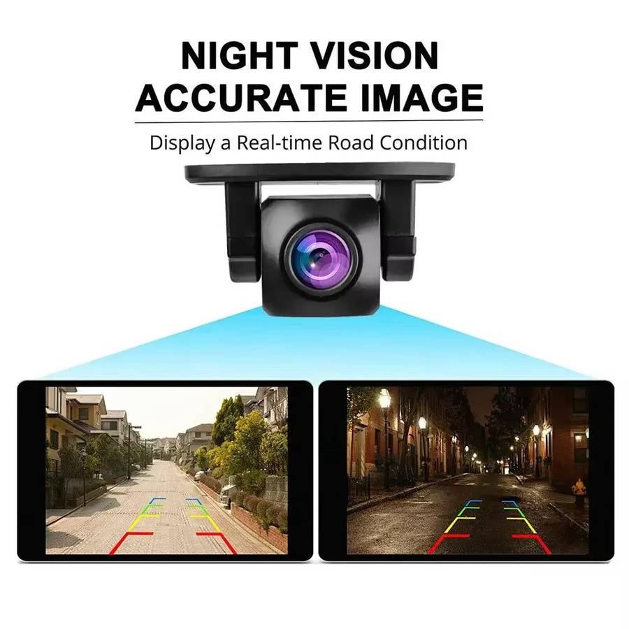 QueenDer HD 170° Auto-Rückfahrkamera mit Nachtsicht und wasserdichtem CMOS-Sensor in Schwarz - Bild 3