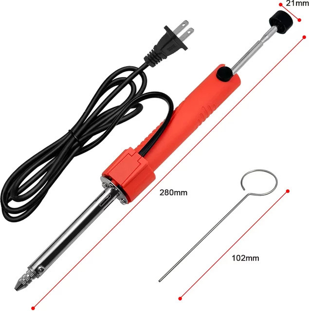 Elektrische Entlötpumpe von lefavor mit 30W Leistung für Lötkolben und Schweißreparaturen - Bild 1