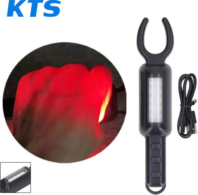 KTS Venenfinder Infrarot-Venenortungsgerät 2 in 1 Handheld Venenbetrachter zur Injektionshilfe in Schwarz - Bild 1