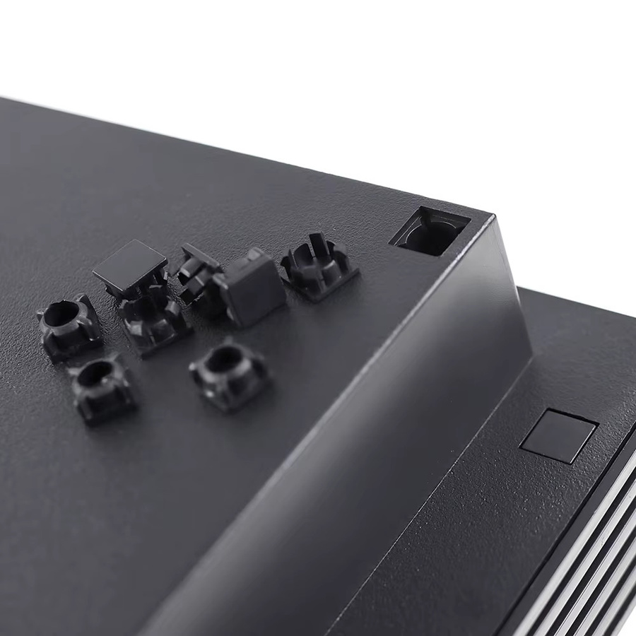 OULLX 8er Set rutschfeste Gummifüße und Silikonabdeckungen in Schwarz als Ersatzteile für PS2 3W 5W 30000 50000 Spielkonsolen - Bild 4