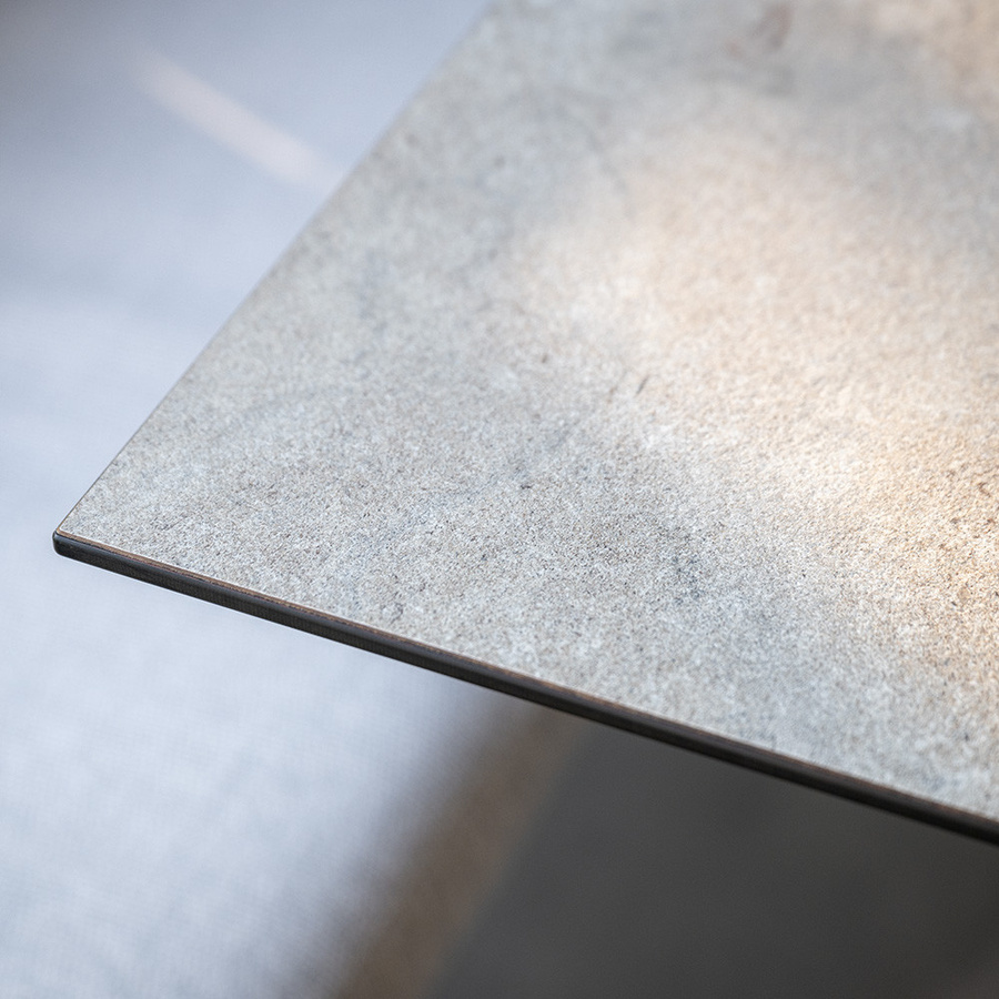 Stern Ausziehtisch Penta Aluminium in Anthrazit mit Silverstar Quartz Tischplatte B/T: 200 bis 250 x 100 cm - Bild 2