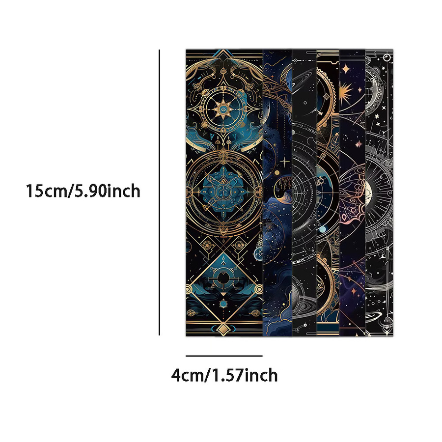 30 oder 60 Stück Tarot-Geheimbücher mit kommentierten Lesezeichen als kreative Materialdekoration in Multicolor - Bild 5