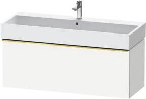 Duravit Waschtischunterschrank D-Neo, wandhängend, Weiß glänzend, B/T/H: 118,4 x 44,2 x 44,0 cm - Bild 1