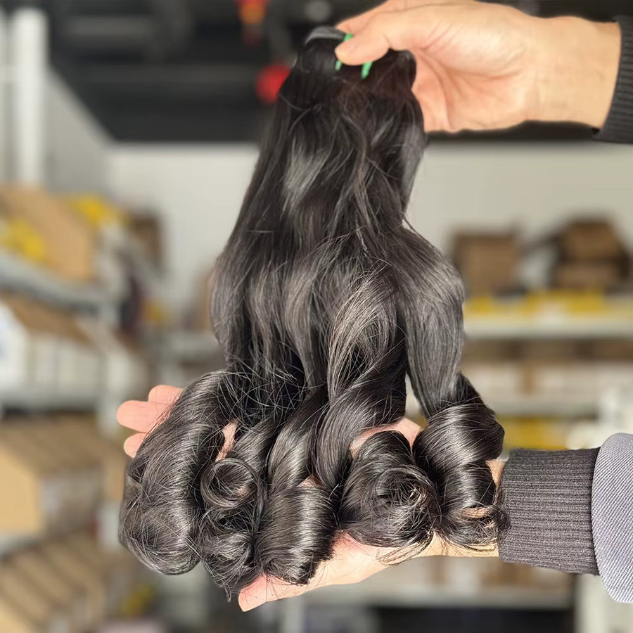 Arilah Bouncy Curly Bundles, 100 % Echthaar, Vietnamesisches Rohhaar - Bild 2