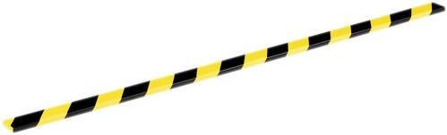 Durable Schutzprofil S10 selbstklebend aus Kunststoff, Schwarz/Gelb, L 1000 mm x B 40 mm x H 10 mm - Bild 1