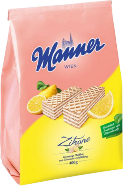 Manner Schnitten Zitrone 400 g - Bild 1