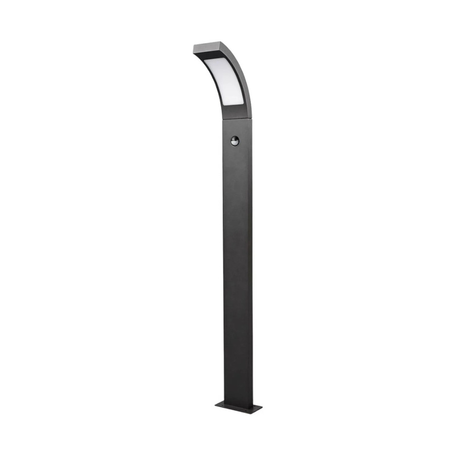 Lucande LED Außenleuchte Juvia 9619129 in Schwarz aus Aluminium mit Bewegungsmelder und IP54 Spritzwasserschutz - Bild 2