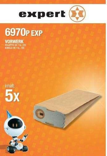 Vorwerk Staubsaugerbeutel 6970P EXP in Beige - Bild 1