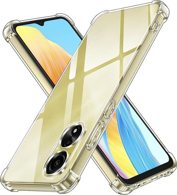Techsuit Stoßfeste Schutzhülle für Oppo A18 und Oppo A38 in Transparent - Bild 1