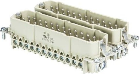 Wieland Electric Steckereinsatz 70.310.4840.0 mit 48 Polen in Beige mit Schraubanschluss - Bild 1