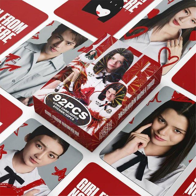 SeaKeen 92-teiliges Thai-Actor Fotokarten und Mini-Sticker-Set in Multicolour, HD-gedruckt und doppelseitig im LOMO-Stil für BL-Drama-Fans - Bild 1