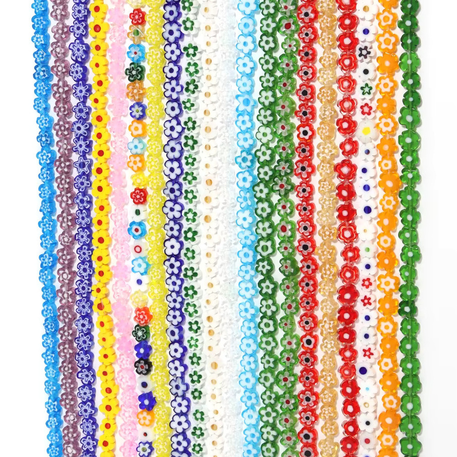 louleur Perlen, Bunt, Pflaumenblüte, Unisex - Bild 1