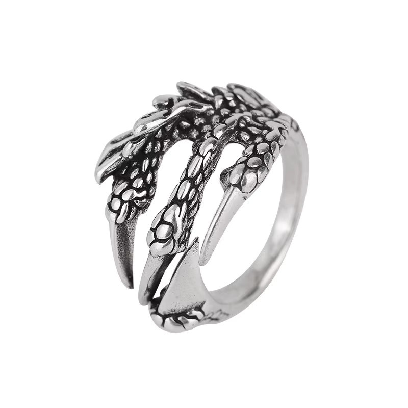 GaGa-Duck Ring, 925 Silber, Dragon Claw, Unisex - Bild 5