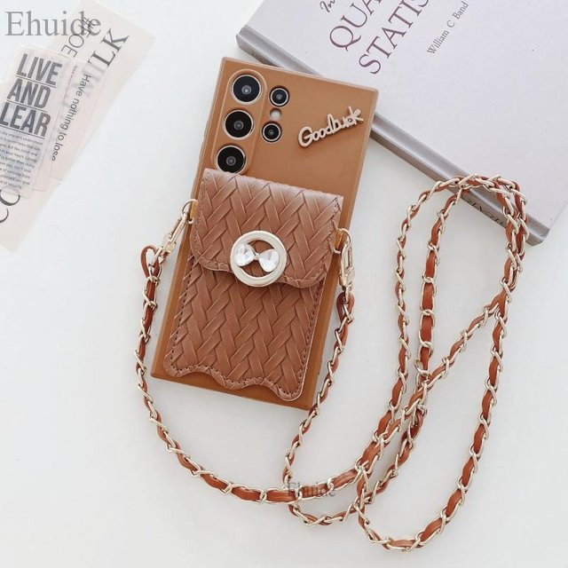 Xiaomi Crossbody Kartenhülle mit Lederriemen und Geldbörse Funktion in Braun für Redmi Note 15 14 Pro Plus 13 14C 15C Mi 15T 14T 13T - Bild 1