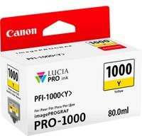 Canon PFI-1000Y Tintenpatrone Gelb für imagePROGRAF PRO-1000 - Bild 1
