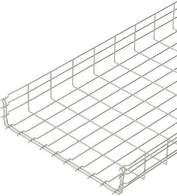 OBO Bettermann Gitterrinne 6002466, Farbe: Silber, B/H/L: 50,0 x 10,5 x 300 cm - Bild 1
