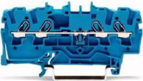 WAGO Durchgangsklemme 4-Leiter TS 35 2002-1404 Blau - Bild 1