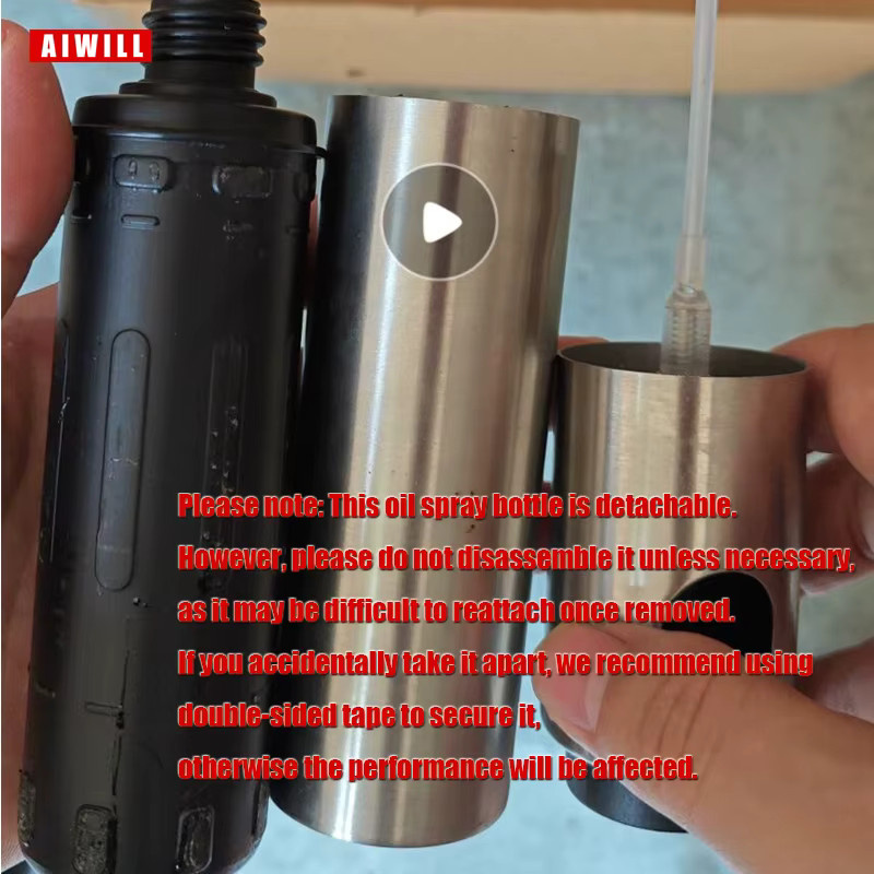AIWILL Olivenöl Sprayer aus Edelstahl in Silber, 100 ml Sprühflasche für die Küche und zum Grillen - Bild 5