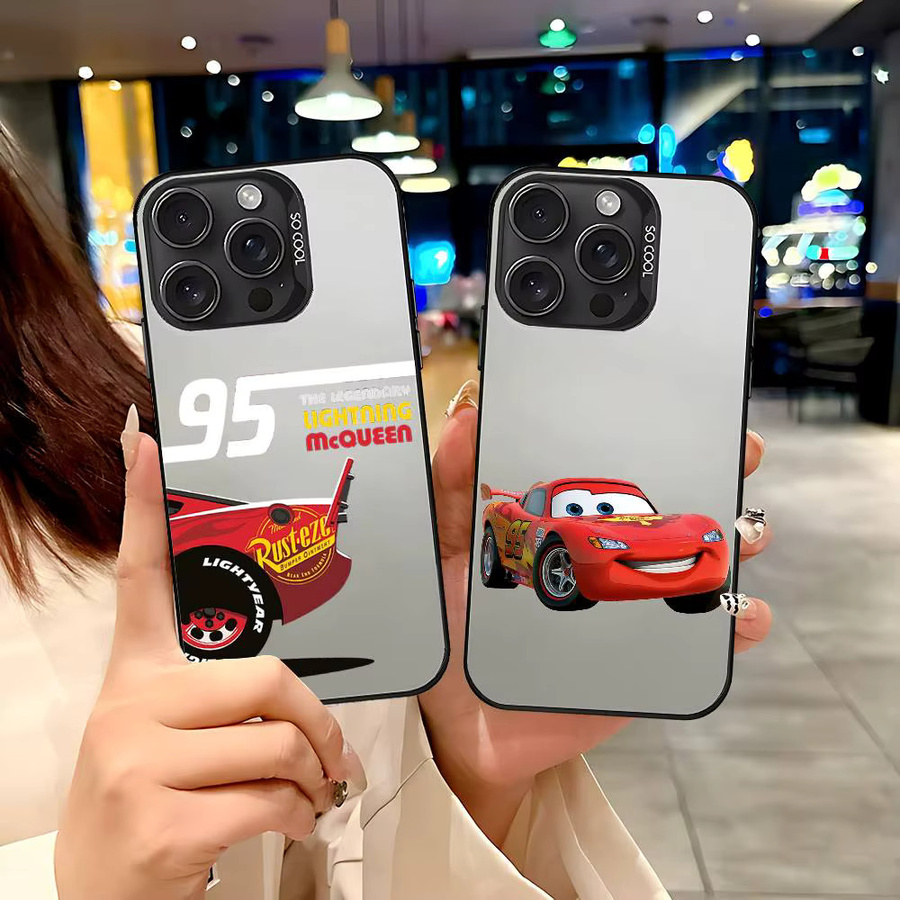 Lightning McQueen Anime Handyhülle für iPhone 17 16 15 14 13 12 11 Pro Max Plus Mini XR XS 7 8 - Bild 3