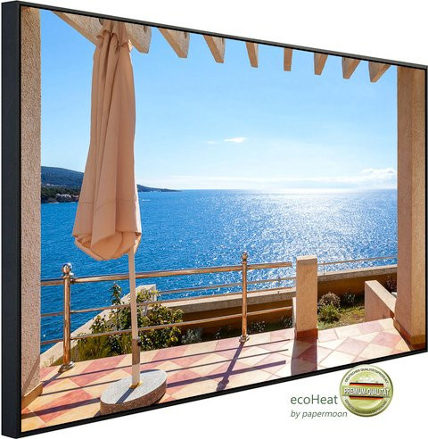 papermoon Infrarotheizung EcoHeat Terrasse mit Meerblick in Bunt mit App-Steuerung und Überhitzungsschutz - Bild 1