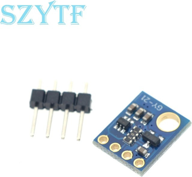 SZYTF SHT21 Digitales Feuchtigkeits- und Temperatursensormodul in Blau, Ersatz für SHT11 SHT15 GY-21-HTU21 - Bild 1