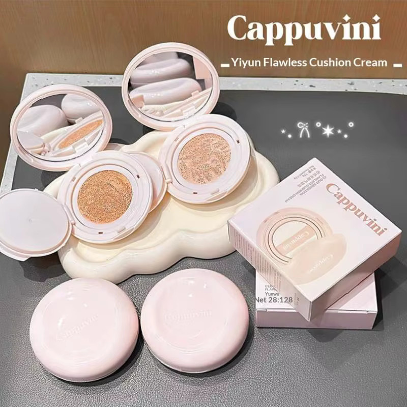 Cappuvini Air Cushion BB Cream Foundation, #01 Natural Off-White, Glänzend - Bild 2