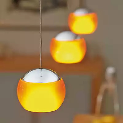 Oligo Balino LED-Pendelleuchte Chrom/Orange mit Fernbedienung und Casambi-Steuerung - Bild 2