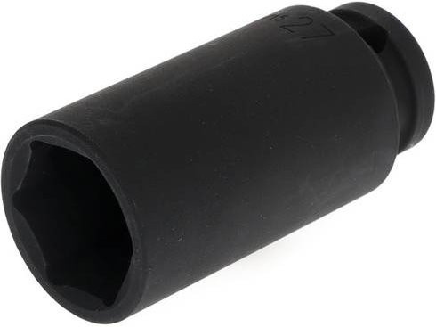 Gedore RED Schlagschrauber-Steckschlüsseleinsatz 1/2 Zoll 12,5 mm Antrieb, 6-kant, SW 27 mm, lang, schwarz, Edelstahl - Bild 1