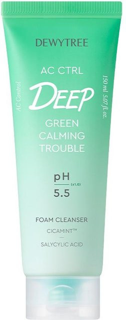 Dewytree AC Control Deep Green Reinigungsschaum, 150 ml, für fettige und empfindliche Haut - Bild 1
